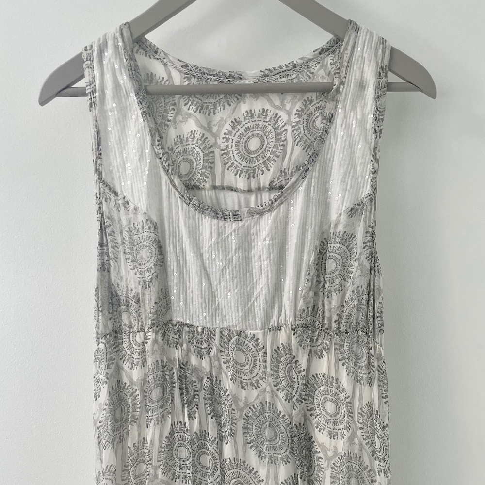 100% Silk and Sequins Dress